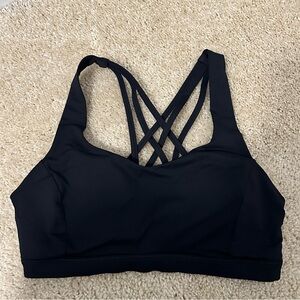 Lululemon‎ Free To Be Serene Bra in Black Size 8 VGUC